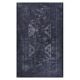 thumbnail image 2 of 8x10 Washable Area Rug, Non-slip Backing, Non-shedding, Low-pile, For Bedroom, Office - Foldable, Black/gray Rugs Hallway, Bedroom Non-slip, To Spills, 2 of 2