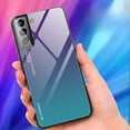 thumbnail image 4 of Gradient Glass Soft Edge Phone Case, Multi-Color Available, Drop-Proof and Wear-Resistant for Samsung Galaxy S24 S23 S22 S21 S20 Ultra Plus Note20 Phone Case (A6,S21 FE), 4 of 8