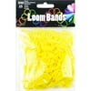 Loom Bands 500/pkg W/25 Clasps-yellow