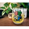 thumbnail image 6 of Harry Potter Animal Crests Teardrop Stemless Wine Glass | Holds 20 Ounces, 6 of 7