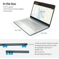thumbnail image 4 of HP 15 15.6" FHD Laptop, Hexa-Core AMD Ryzen 5 5500U up to 4.0GHz (Beat i5-1135G7), 16GB DDR4 RAM, 1TB PCIe SSD, 802.11AC WiFi, Bluetooth 5.0, Type-C, Spruce Blue, Windows 11, 4 of 6