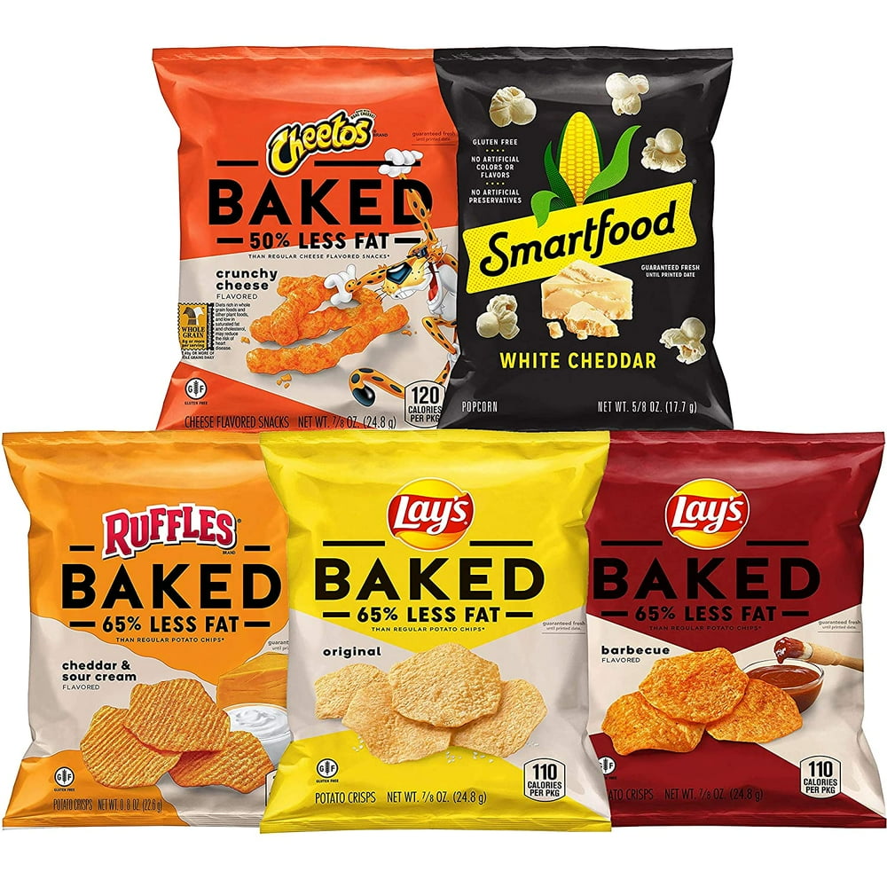FritoLay Baked & Popped Mix Variety Pack, Pack of 40