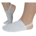 thumbnail image 3 of Halfsox-Women’s Casual No Show Half Socks for Sling-back shoes Small/Medium White 1 Pair, 3 of 3