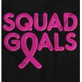 thumbnail image 2 of Breast Cancer Awareness Squad Goals Women Crewneck Sweatshirt Brisco Brands S, 2 of 6