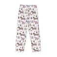 thumbnail image 4 of Kdxio Cute Dog Print Men's Sleep Pajama Pant Lounge Pants with Pockets, 4 of 8