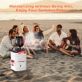 thumbnail image 5 of Portable Outdoor Misting Fan, Bucket Top Portable Fan, Battery Powered with 4 Fan Speeds & 4 Mist Settings for Camping, Tailgating, and Beach, 5 of 6