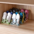 thumbnail image 4 of Inteprter Zapatos multifuncionales para niños, colgador de pie, estante de secado, zapatos de plástico, almacenamiento colgante, blanco Type2 NO2, 4 of 6