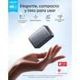 thumbnail image 5 of Cargador Portátil Anker Nano Negro de 10.000mAh con Cable Retráctil InstaCord y Pantalla Inteligente, 5 of 5