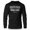 Silver on Black, variant on SILVER HAIR, IRON CORE Lightweight Long Sleeve Hooded T-Shirt for Men – Funny Workout Hoodie, Athletic Fitness Shirt for Older Lifters