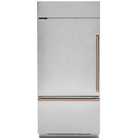 Café - 21.3 Cu. Ft. Bottom-Freezer Built-In Refrigerator with Left-Hand Side Door - Stainless steel