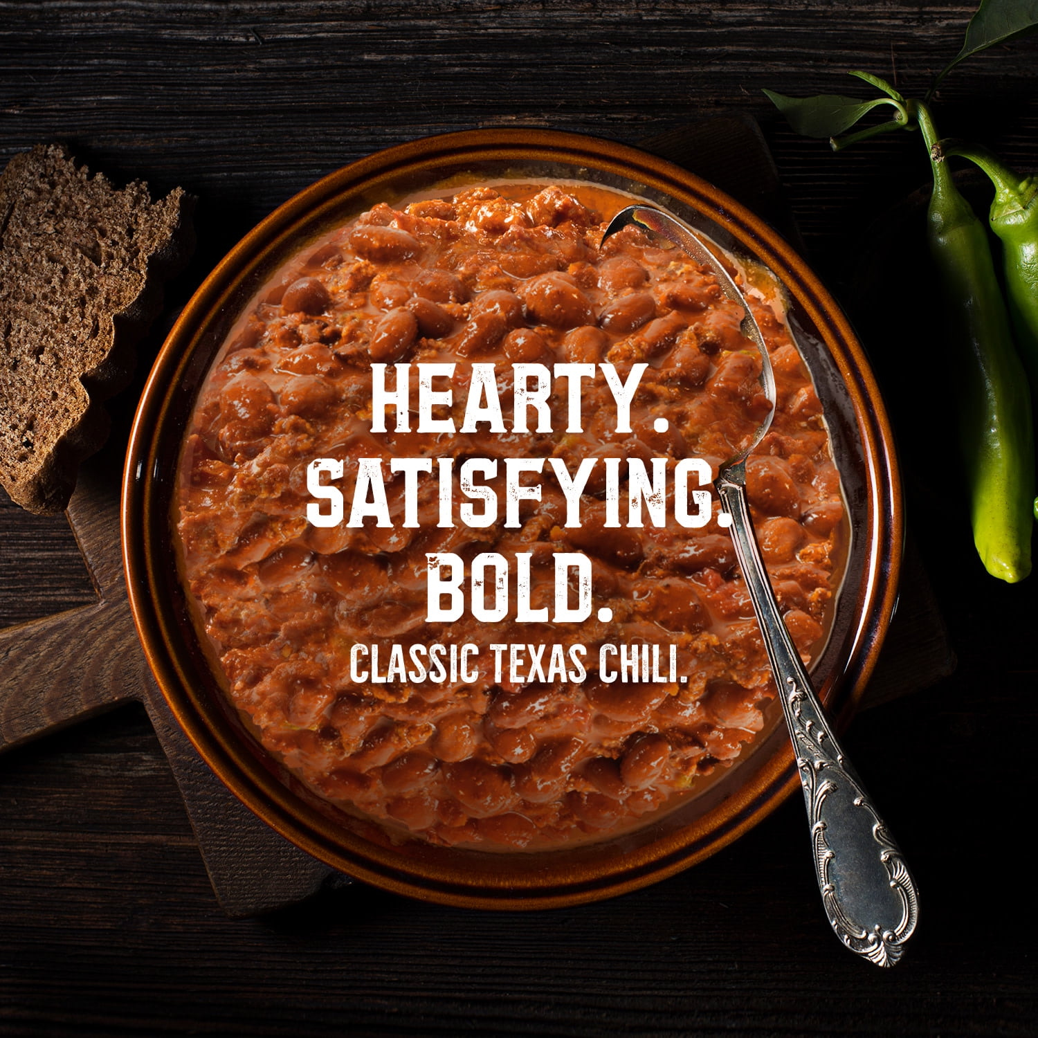 (6 pack) Wolf Brand Angus With Beans Chili, 31g Protein Per Serving, 15 oz. Can