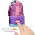 thumbnail image 3 of Patines Apache R-SKFWL-21-WM Tenis-Patín para Niña Morado 2 en 1 Talla 21, 3 of 4