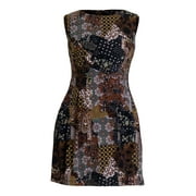 CONNECTED APPAREL Womens Orange Sleeveless Short Sheath Party Dress Petites 6P