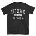 thumbnail image 1 of Fort Denaud Florida Classic Established Men's Cotton T-Shirt, 1 of 1
