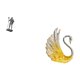 thumbnail image 5 of Figura de cisne, estatua decorativa, adorno de mesa para entrada, chimenea, dormitorio, decoración del hogar, regalo de inauguración de la casa, escul, 5 of 8