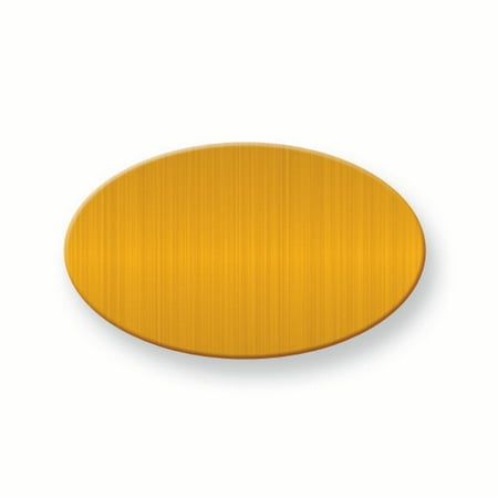 - 3/4 X 1 1/4 Oval Brass Plates Sets Of 6 Inspirational Trophy Award Engraving Plate Satin Bras Gifts For Women For Her mothers day gifts mom wife daughter