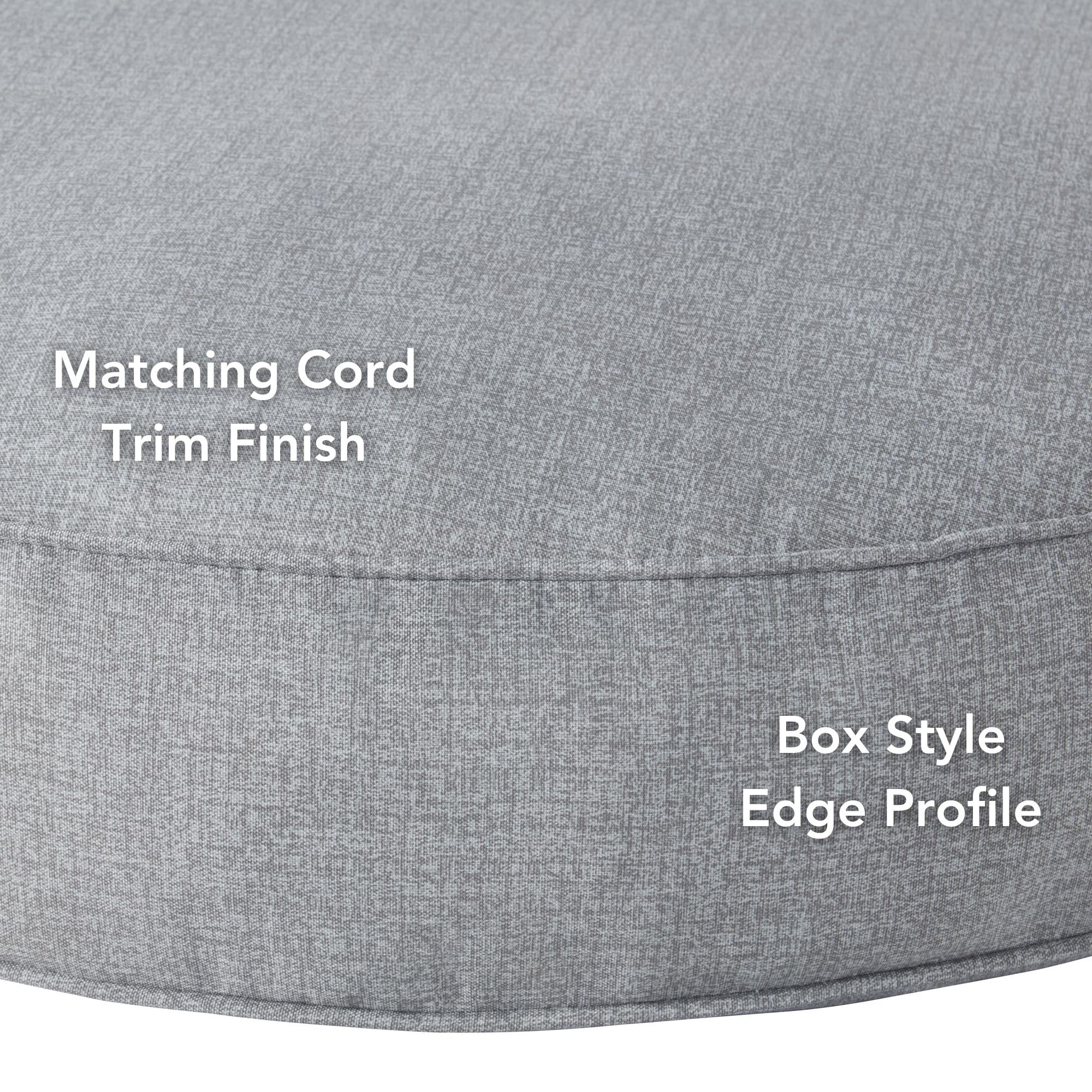 Happy Hounds Gordie Indoor/Outdoor Round Dog Bed, Medium (36"), Heather