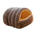 thumbnail image 1 of Cama para gatos, saco de dormir para mascotas, cojín grueso, suave y cálido, nido para perros pequeños, suministros para mascotas, cachorros, gatos de M, 1 of 10