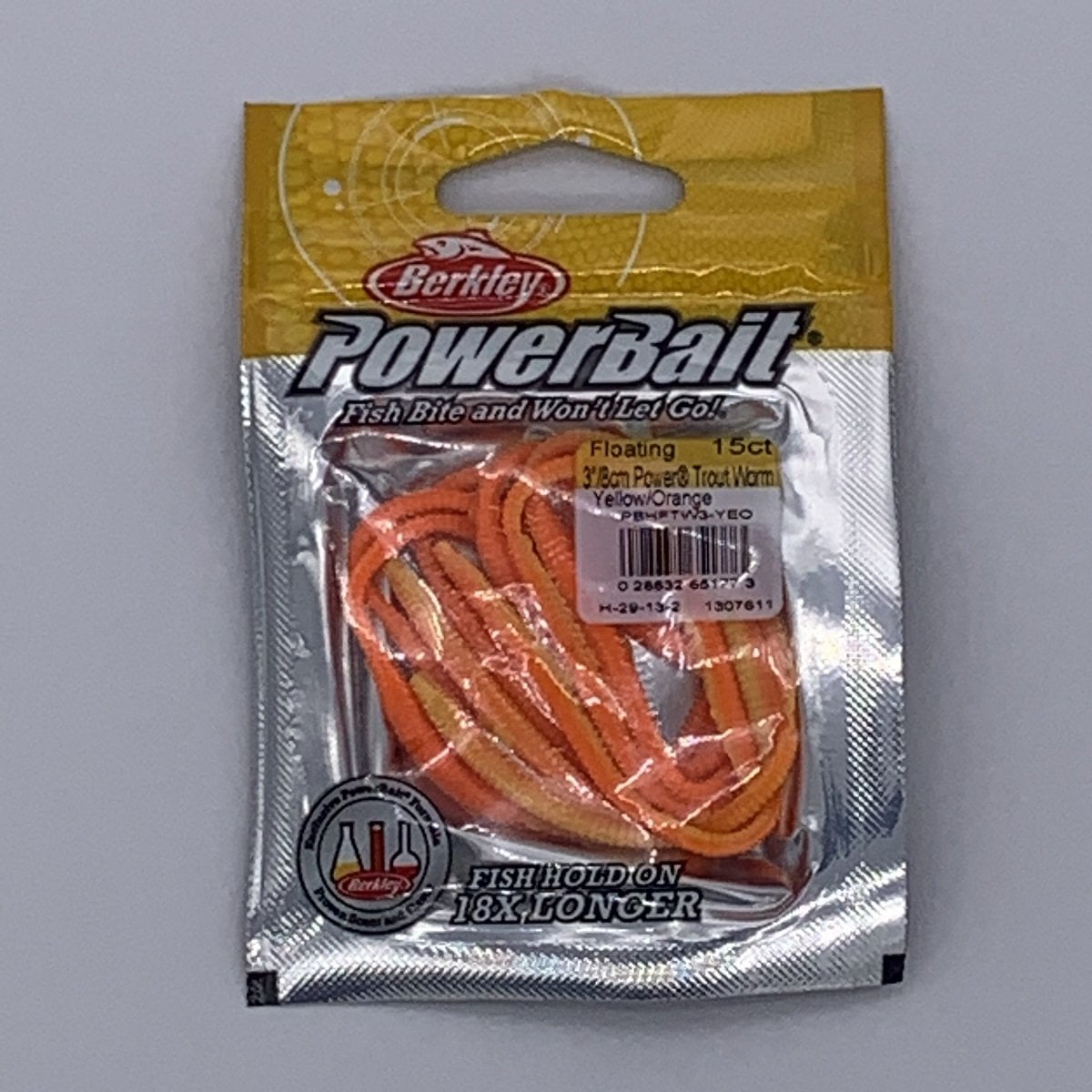 2 - Berkley Powerbait Floating Trout Worm - 15/Ct - 3 - Pink Shad & Natural