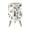 Color 3, variant on Small Trash Can with Lid Forest Wildlife Deer Bear Wolf Trees Soft Watercolor Style 1.8 Gallon Dog Proof Trash Can Round Garbage Can Waste Bin Wastebasket for Bathroom Bedroom Living Room