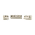 thumbnail image 6 of Meridian Furniture Alder Cream Velvet Accent Chair, 6 of 16