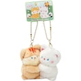 thumbnail image 2 of Plush Keychain, 2pcs/set Magnetic Cat Keychain Korean Style Cartoon Couple Pendants Cute Animal Keyring Bag Charms Car Key Accessories For Women, 2 of 7