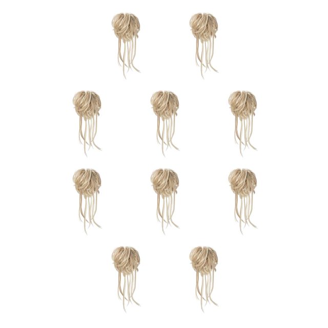 Guardurnaity Extensión de cola de caballo de fibra fácil de usar, cabello rizado moderno e innovador, fácil de usar, para mujer 16H613 16H613 10Conjunto
