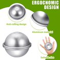 thumbnail image 3 of 3 piezas de 6 Cm/2,36 pulgadas de diámetro, moldes para bombas de baño, bricolaje, bomba de baño de Metal, molde para manualidades, fabricación de bombas de baño, suministros para manualidades, 3 of 5