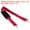 Red, variant on 59" Shoulder Strap, 1.5" Width Nylon Adjustable Replacement Strap with Anti Slip Padded Swivel Hooks, Black