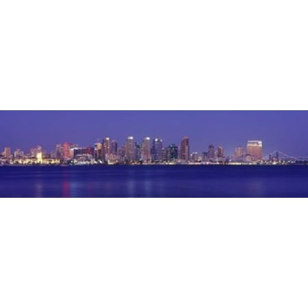 Buildings at the waterfront San Diego California USA Poster
