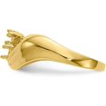 thumbnail image 3 of 14k Yellow Gold 3 Stone Family Ring Mounting no stones included, 3 of 6