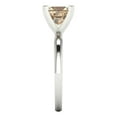 thumbnail image 3 of 1.5 ct Princess Cut Yellow Moissanite Solitaire Engagement Ring for Women in 18K White Gold, 3 of 5