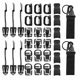 thumbnail image 1 of Accesorios Molle Tácticos Clips De Equipo Táctico Hebilla De Nylon Cerraduras De Anillo En D Militar Hidratación Táctica Clips De Tubo De Agua Para Senderismo Camping Supervivencia Al 32 Unids Yuarrent OD007162-00, 1 of 5