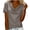Gray, variant on Lopecy-Sta 2026 Cowl Neck Tops for Women Solid Color Fashion Dressy Casual Short Sleeve Shirts Summer Clothes Outfits