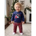thumbnail image 3 of Cjfdfy Toddler Baby Boy Christmas Outfit Nativity Religious Holiday Long Sleeve Sweatshirt And Plaid Pants Little Baby Cute My First Christmas Fall Winter Clothes 6M-4Y, 3 of 9