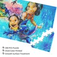Jigsaw Puzzle Stitch Picture Puzzle Lilo and Stitch Wooden Puzzles Fun Puzzles Stress Relief