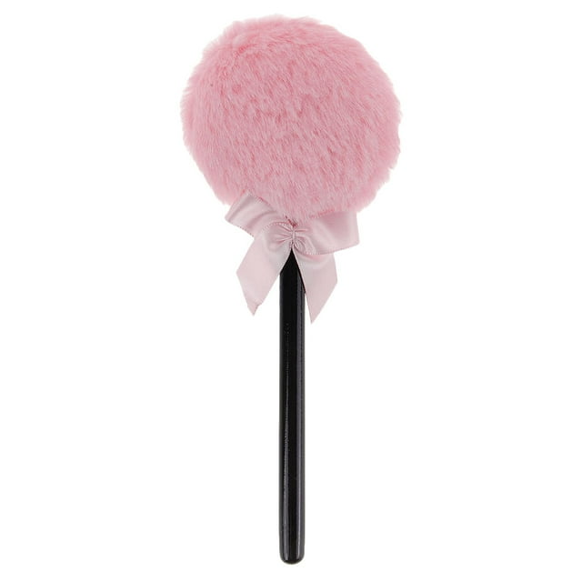 MLINS Lollipop Shaped Powder Puff Fairy Wand Design Soft Makeup Puff Fluffy Loose Face Body Puffs Cosmetic Long Handle Applicator Tools For Women Girls