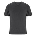thumbnail image 5 of fatyb Men's Casual T-Shirts Summer V Neck Basic Tee Tops Short Sleeve Plain Comfortable Tshirts for Men, 5 of 6
