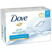 Dove Gentle Exfoliating Beauty Cream Bar For Renewed Skin, 4x100g Bars