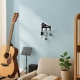 thumbnail image 5 of 1set Iron Wall Mounted Hangers Decorative Organizer Rack with Screws 3 Hooks for Bag Clothes Key Scarf Hanging Holder Guitar 90x110x15mm, 5 of 7