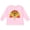 AD-Pink, variant on Thanksgiving Pilgrim Turkey Holiday Boys or Girls Long Sleeve Toddler T-Shirt