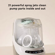 Baby Brezza Bottle Washer Pro Breast Pump Parts Replacement Rack – Fits ALL Breast Pump Parts Including Wearables