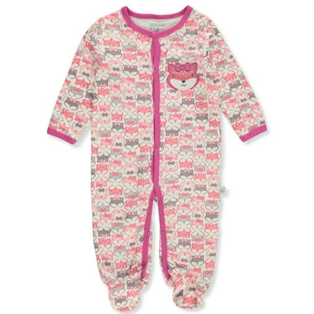

Duck Duck Goose Baby Girls Jungle Footed Coveralls - berry 3 - 6 months (Newborn)