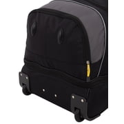 Travelers Club Jumbo 36 2-Section Rolling Duffel with Blade Wheels - Black