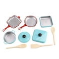 thumbnail image 1 of 9pcs Simulación de Plástico Cocina Utensilios de Cocina Conjunto de Cocina Pretender Juguetes para Hugo Utensilios de cocina de simulación, 1 of 6
