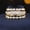 T0347 Gold, variant on Stainless Steel 1 Ct Cubic Zirconia Oval Stackable Ring for Women US Size 10 4 Piece Set