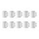 thumbnail image 1 of 10 piezas de cubierta de anzuelo de pesca, tapa de seguridad, soporte de anzuelo portátil, fácil de usar Blanco S, 1 of 9