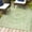 Cream/Green, variant on JONATHAN Y SANTA MONICA 2 x 8 Runner Rug, Sinjuri Medallion Textured Weave - Red/Taupe, SMB101A-28
