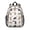 Multicolor Cat White, variant on Multicolor Cat White Pattern Backpack for School, Cute School Bag with Adjustable Shoulder Straps and Padded Back, 15"x11.42"x5.5"