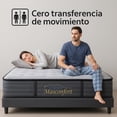 thumbnail image 3 of Colchon en Caja Individual Ortopedico Hibrido Memory Resorte 30cm Masconfort, 3 of 8